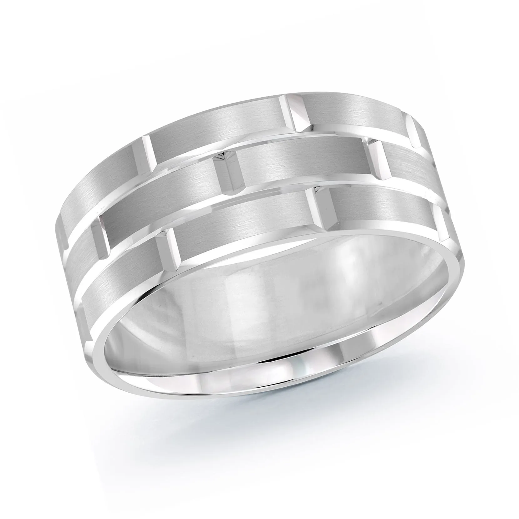 14K White Gold Ring from the Executif Collection by Malo - FJM-002-8W
