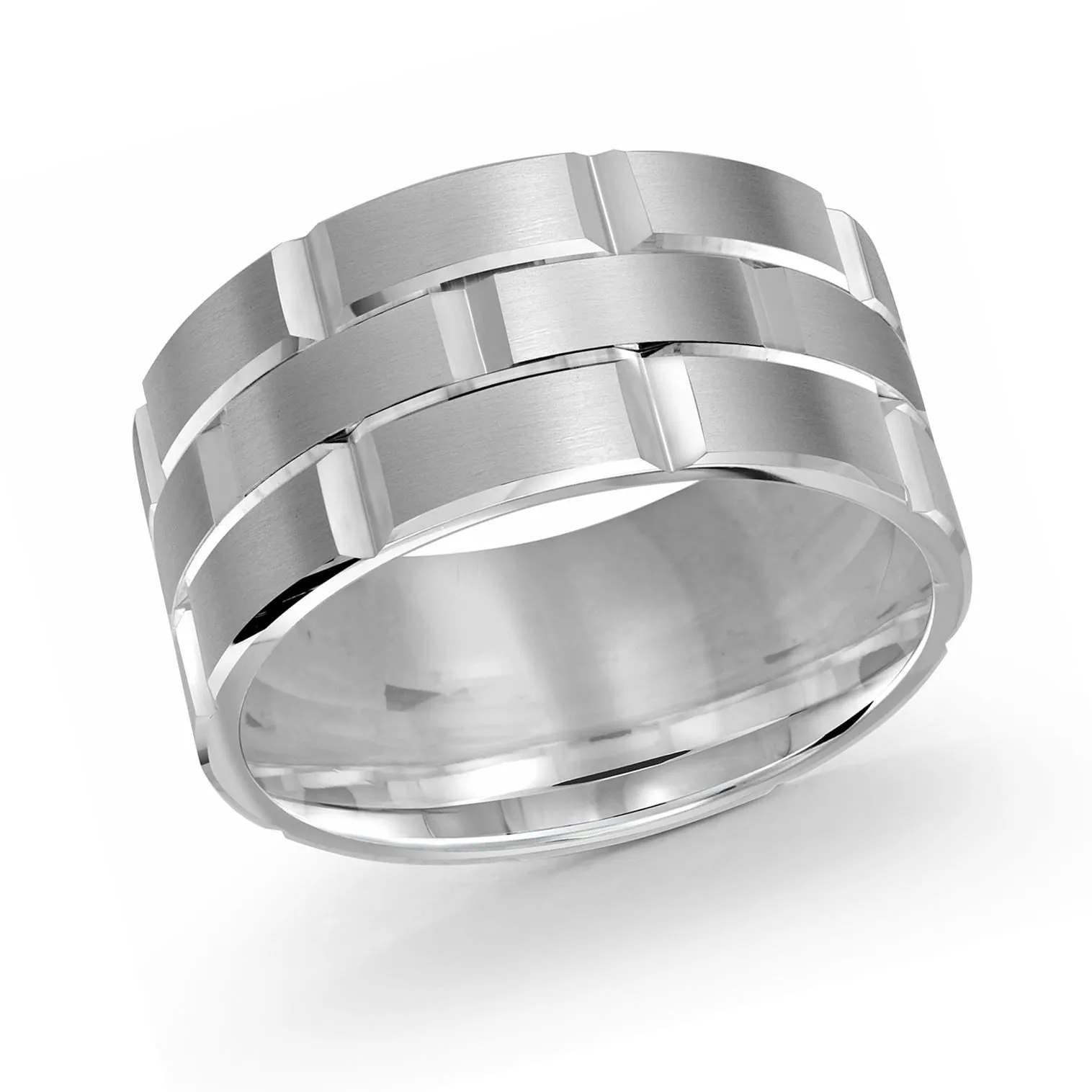 14K White Gold Ring from the Executif Collection by Malo - FJM-002-8W