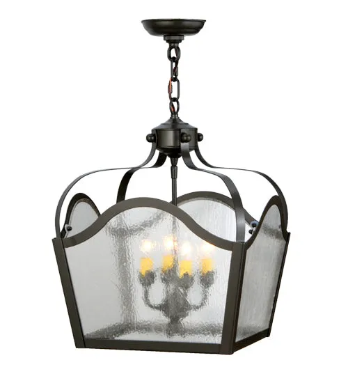 15" Square Terena 4 Light Pendant