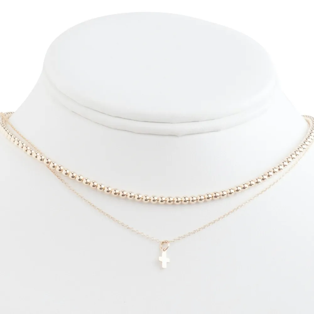 17" Choker Classic Gold 3mm Bead
