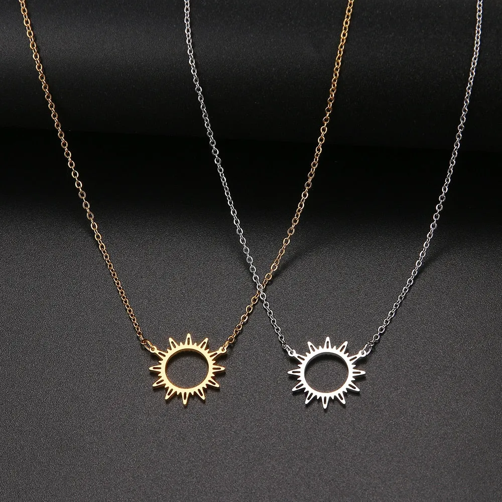 316L Stainless Steel Pendant Necklaces For Women