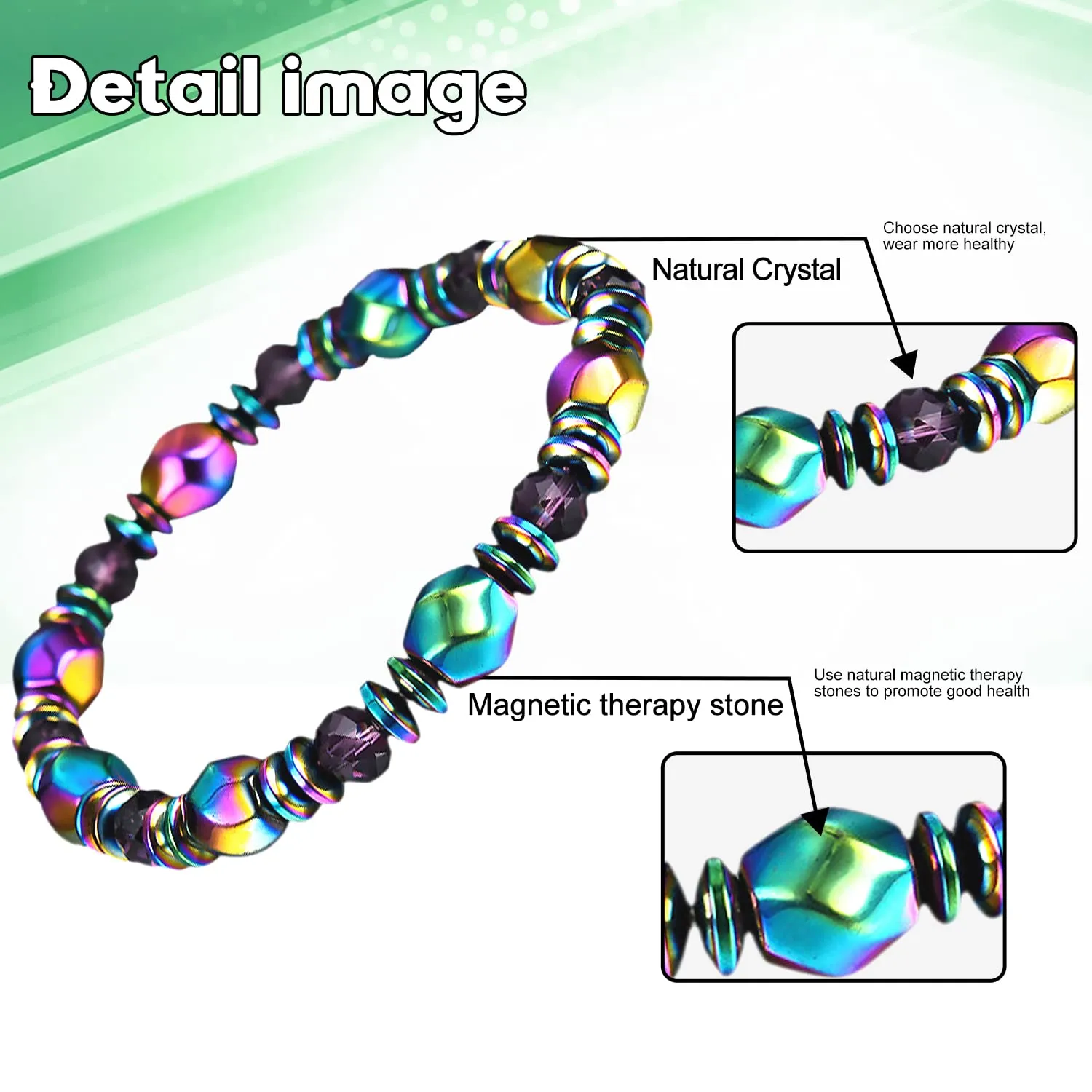 3pcs Adjustable Lymph Drainage Carnelian Magnetic Bracelet,Slimming Magnetic Hematite Bracelet,Magnetic Lymph Detox Bracelet,Eliminates Swelling Weight-Loss