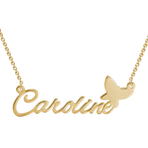 925 Sterling Silver Personalized Classic Name Necklace