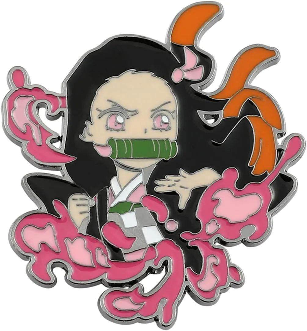 Anime Demon Brooch Enamel Pins Tanjiro Nezuko Zenitsu Inosuke Lapel Pin Backpack Jewelry