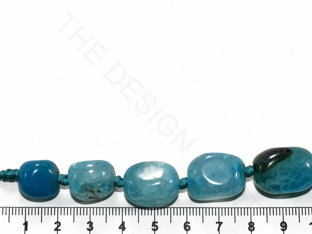 Blue Oval Agate Stones