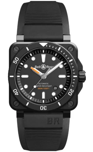 BR Watch BR 3 92 Diver Black Ceramic