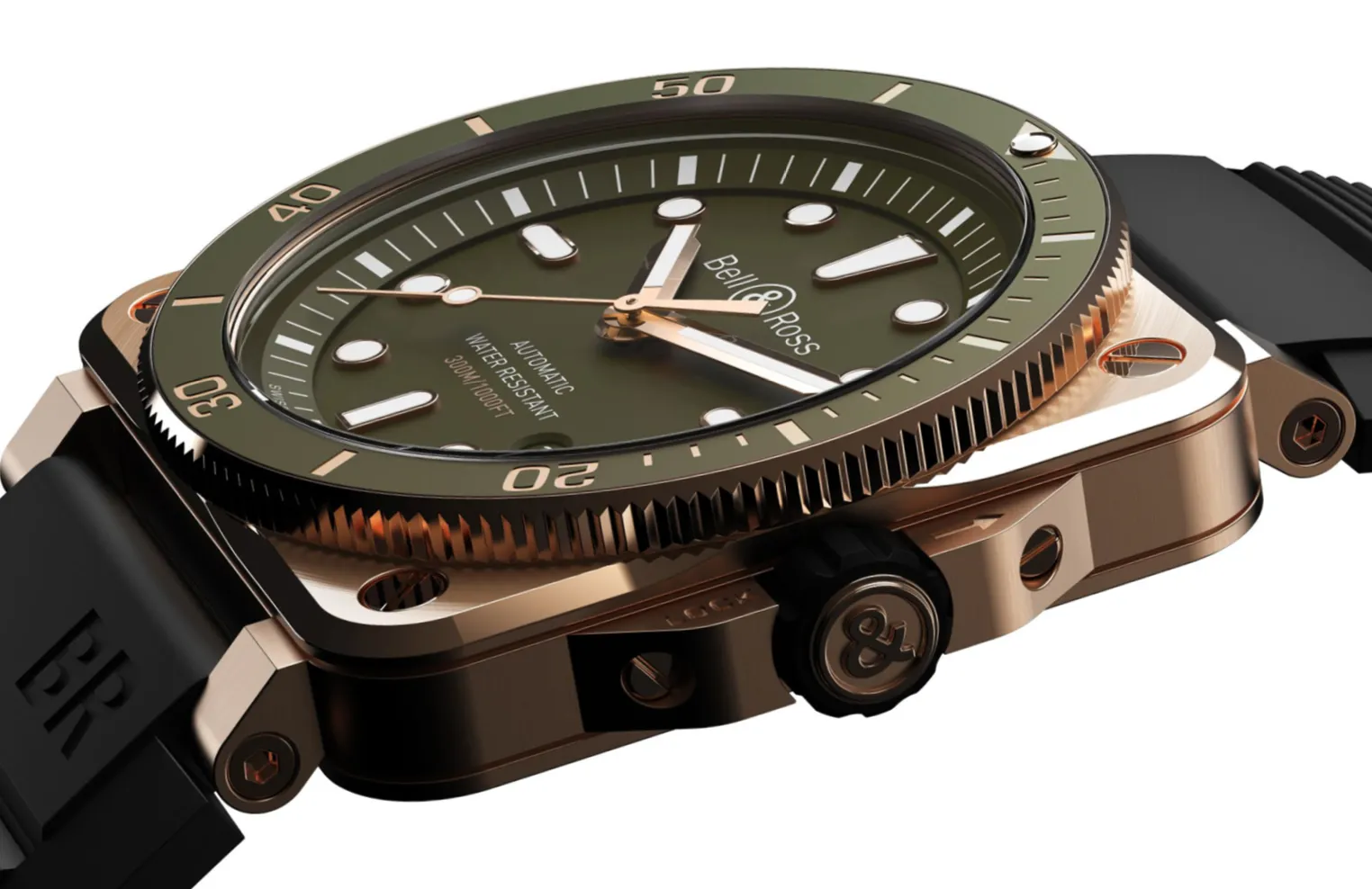 BR Watch BR 3 92 Diver Green Bronze Limited Edition