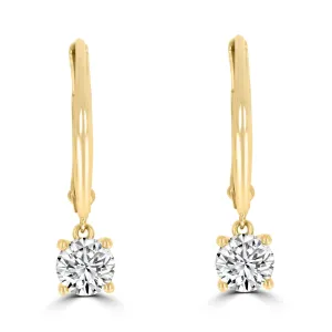 Brilliant Diamond Drop Earrings