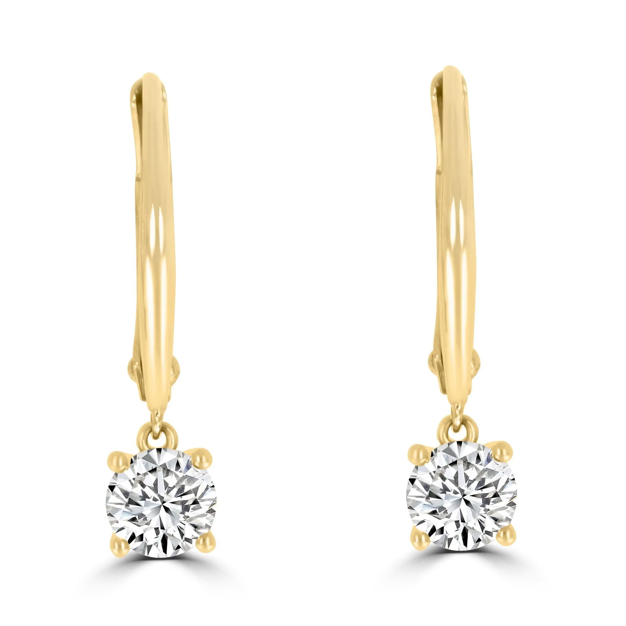 Brilliant Diamond Drop Earrings