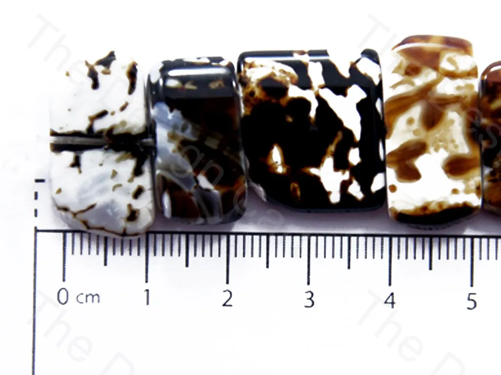 Brown-White Natural Agate Stones