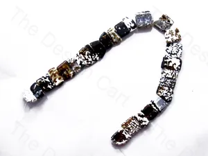 Brown-White Natural Agate Stones