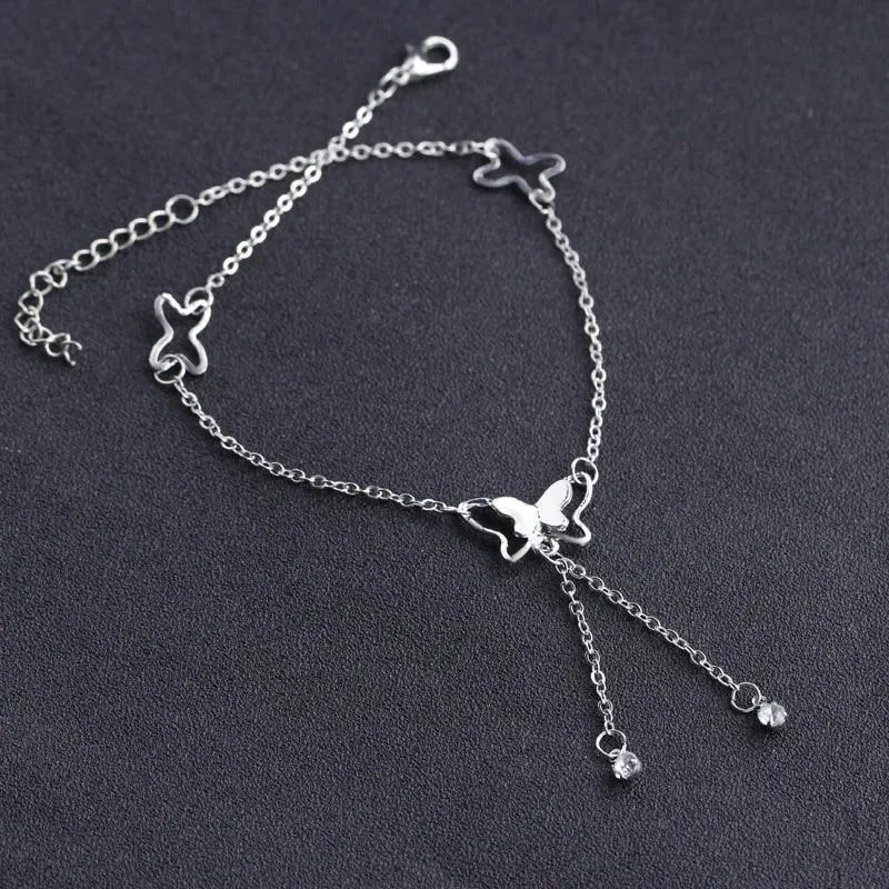 BUTTERFLY PENDANT ANKLETS