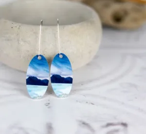 Cath Waters - Elgol Shore Isle of Skye Aluminium and Silver Earrings