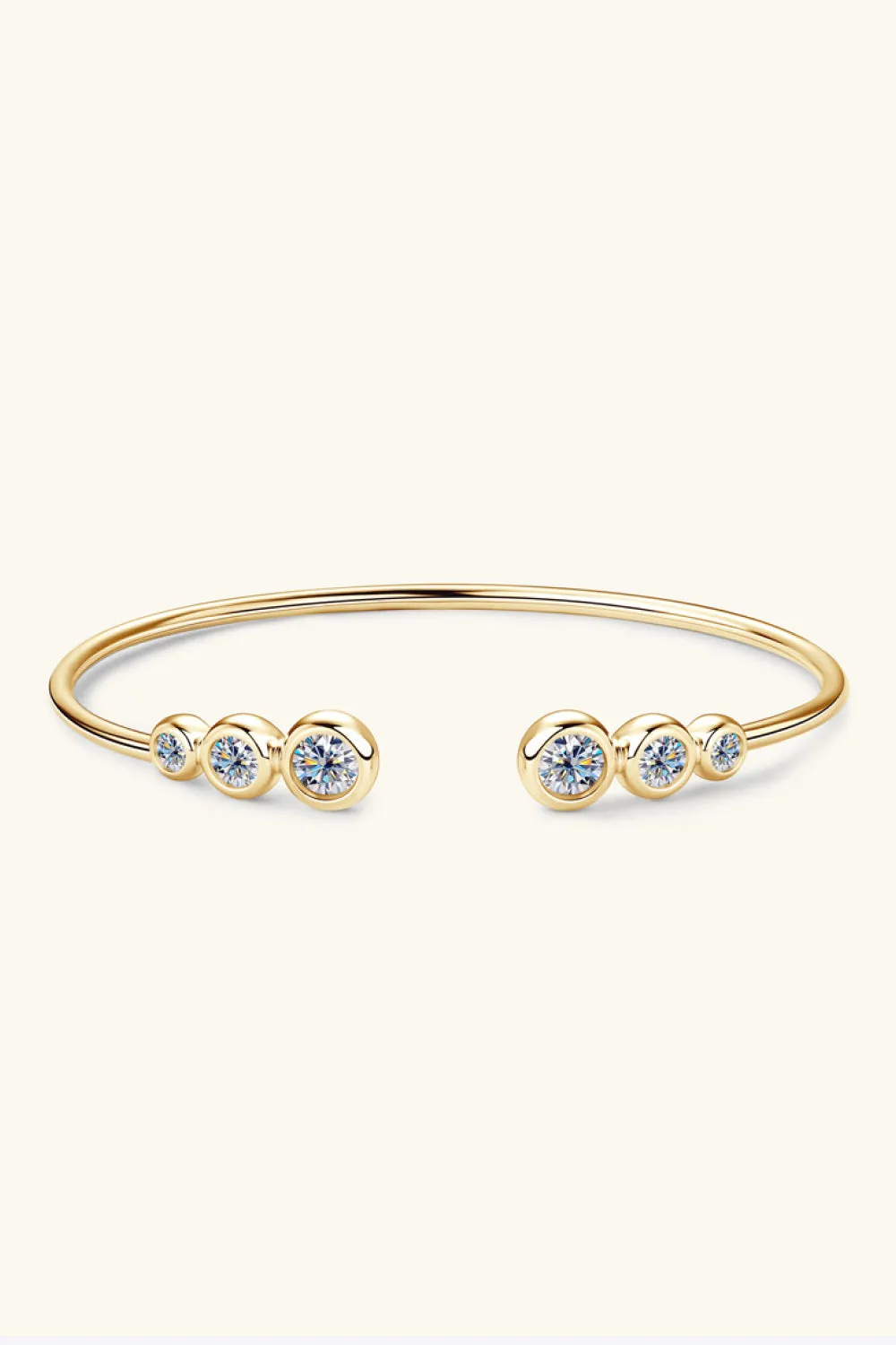 Celestial Elegance 1.8 Carat Moissanite Sterling Silver Bracelet