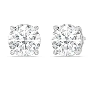 Certified Luxe Four Prong Lab Diamond Stud Earrings (IGI G  VS )