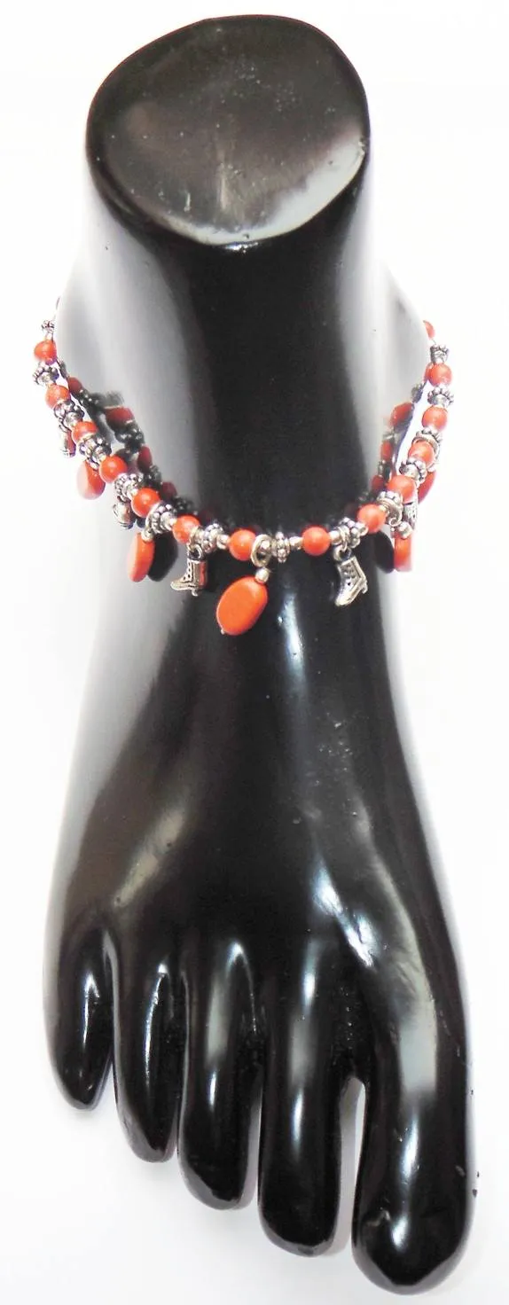 Churu Anklet - made up from Churu beads