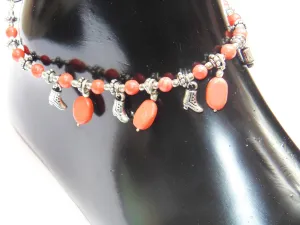 Churu Anklet - made up from Churu beads