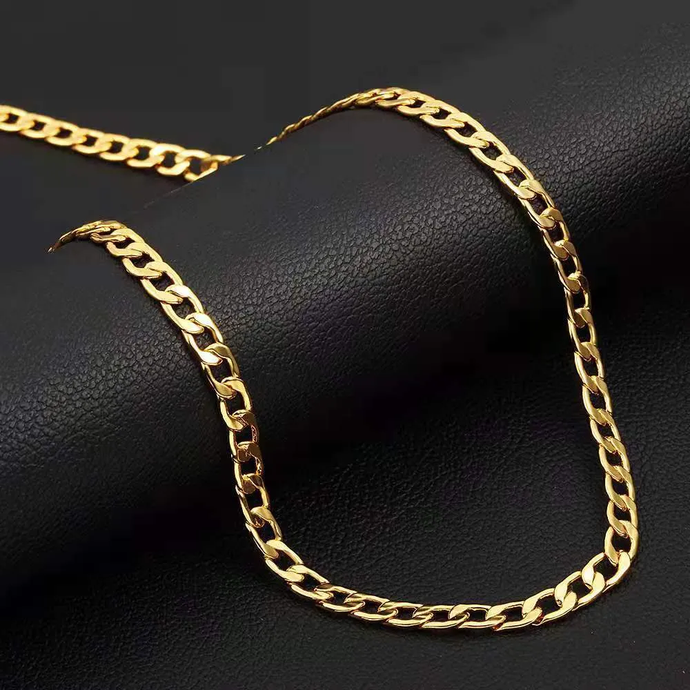 Classic cklaces for men and women stainless steel Hip Hop couple necklaces