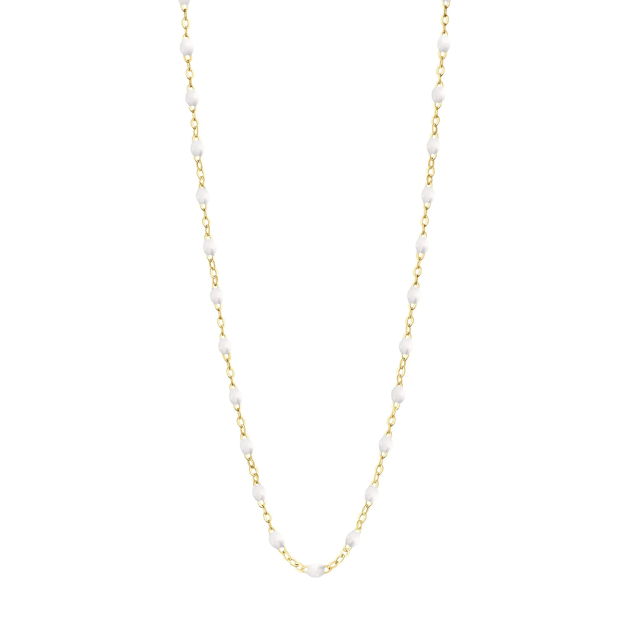 Classic Gigi Necklace - White 16.5"