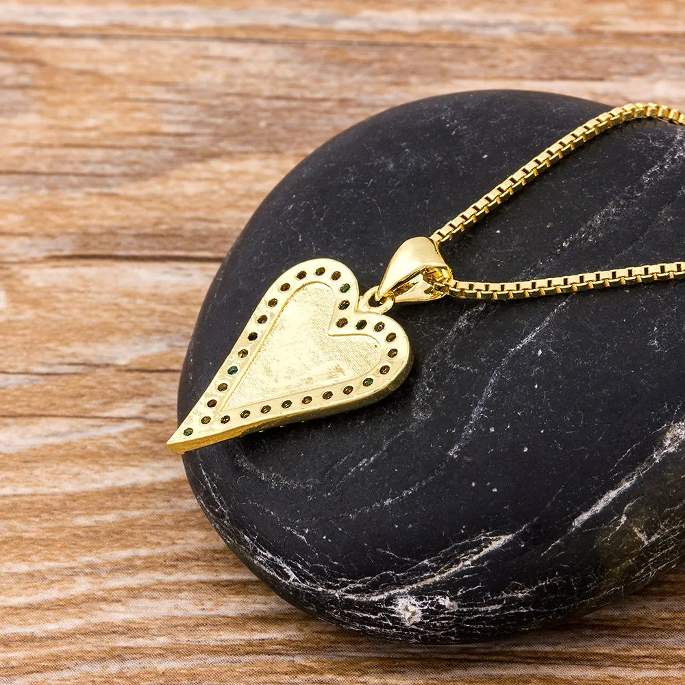 Classic Heart Pendant Necklaces Women