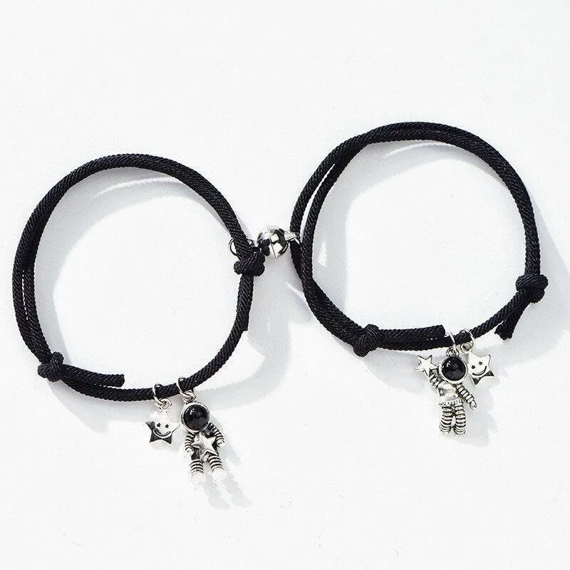 Cosmic Connection: The Astral Bond Magnetic Couple Bracelets