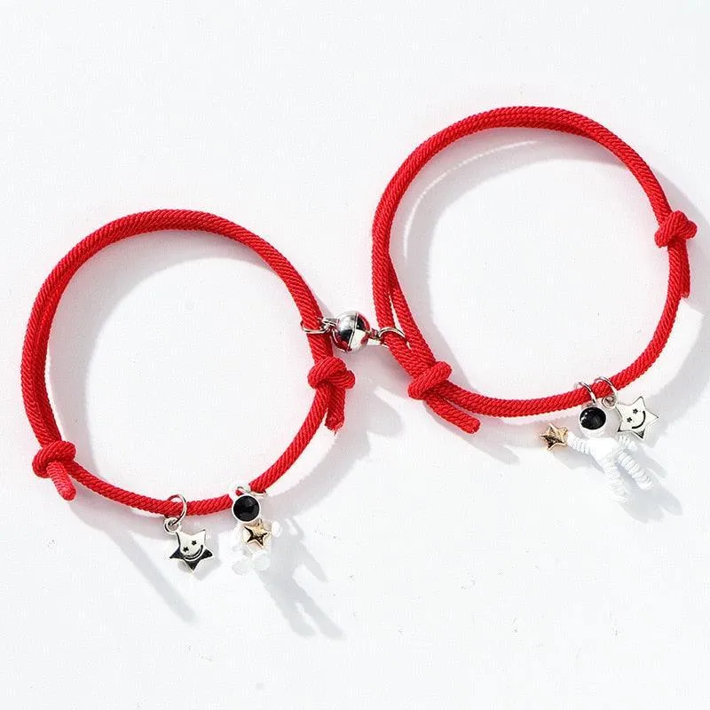 Cosmic Connection: The Astral Bond Magnetic Couple Bracelets