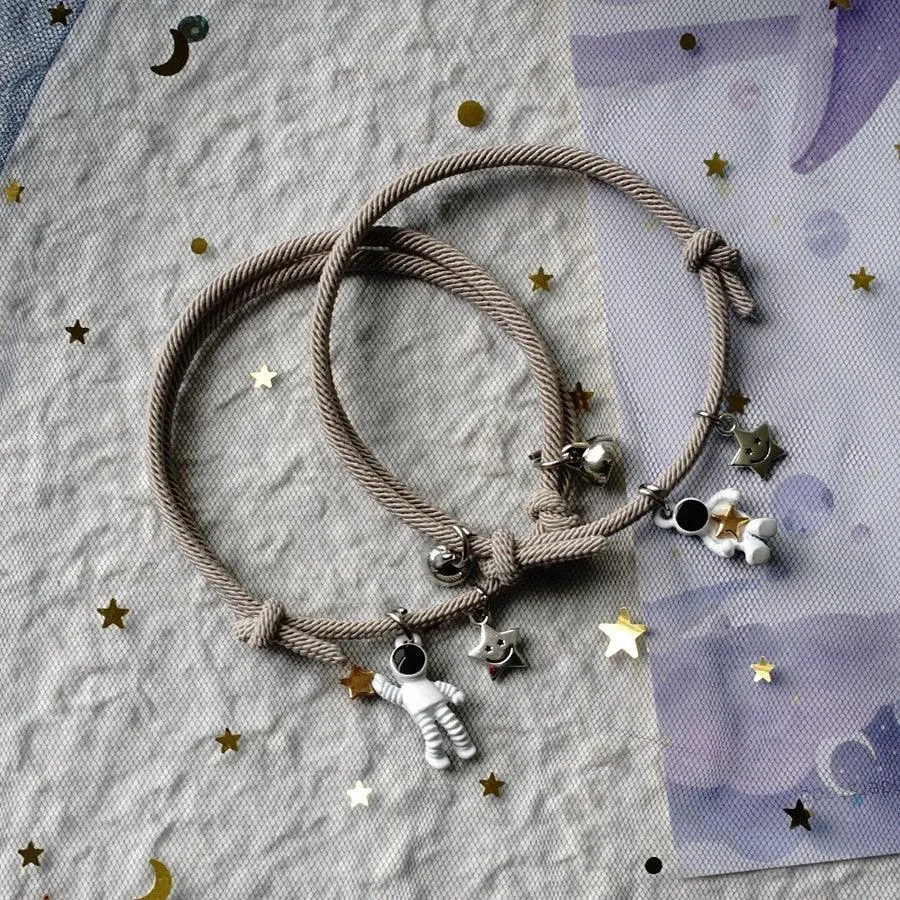 Cosmic Connection: The Astral Bond Magnetic Couple Bracelets