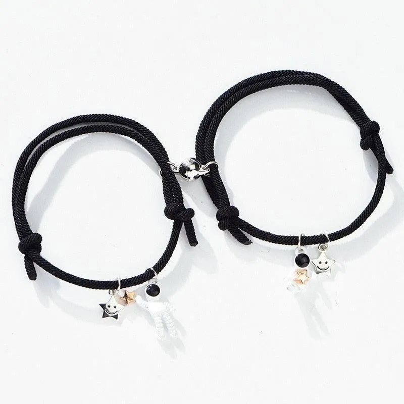 Cosmic Connection: The Astral Bond Magnetic Couple Bracelets