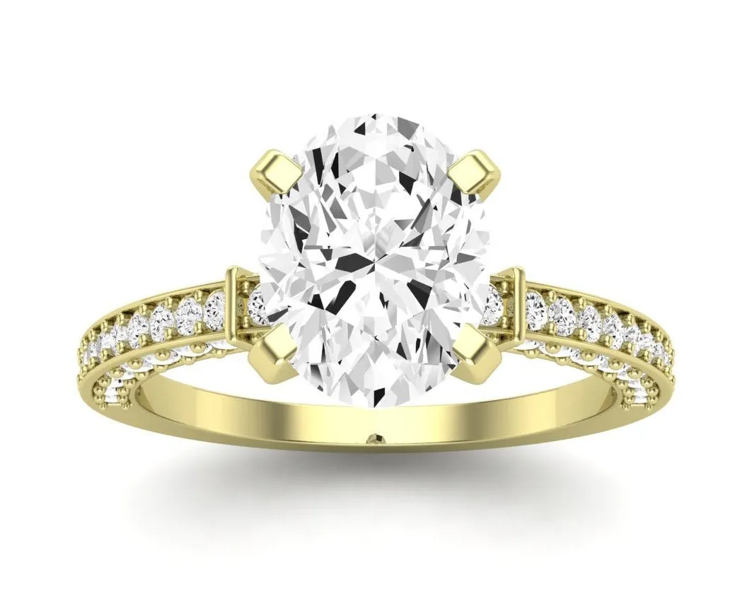 Daphne - Oval Diamond Engagement Ring