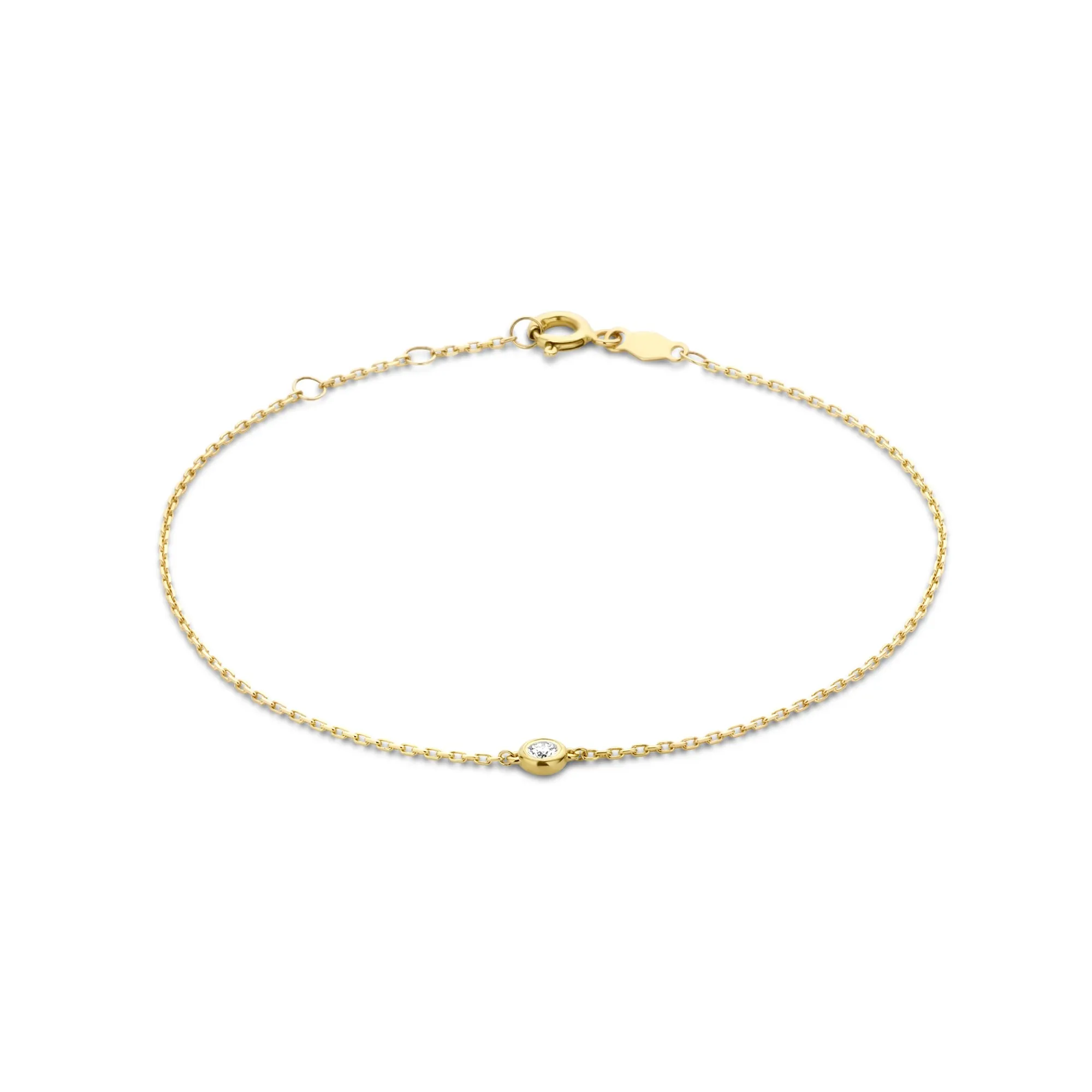 De la Paix Alfie 14 karat gold bracelet with diamond 0.05 carat