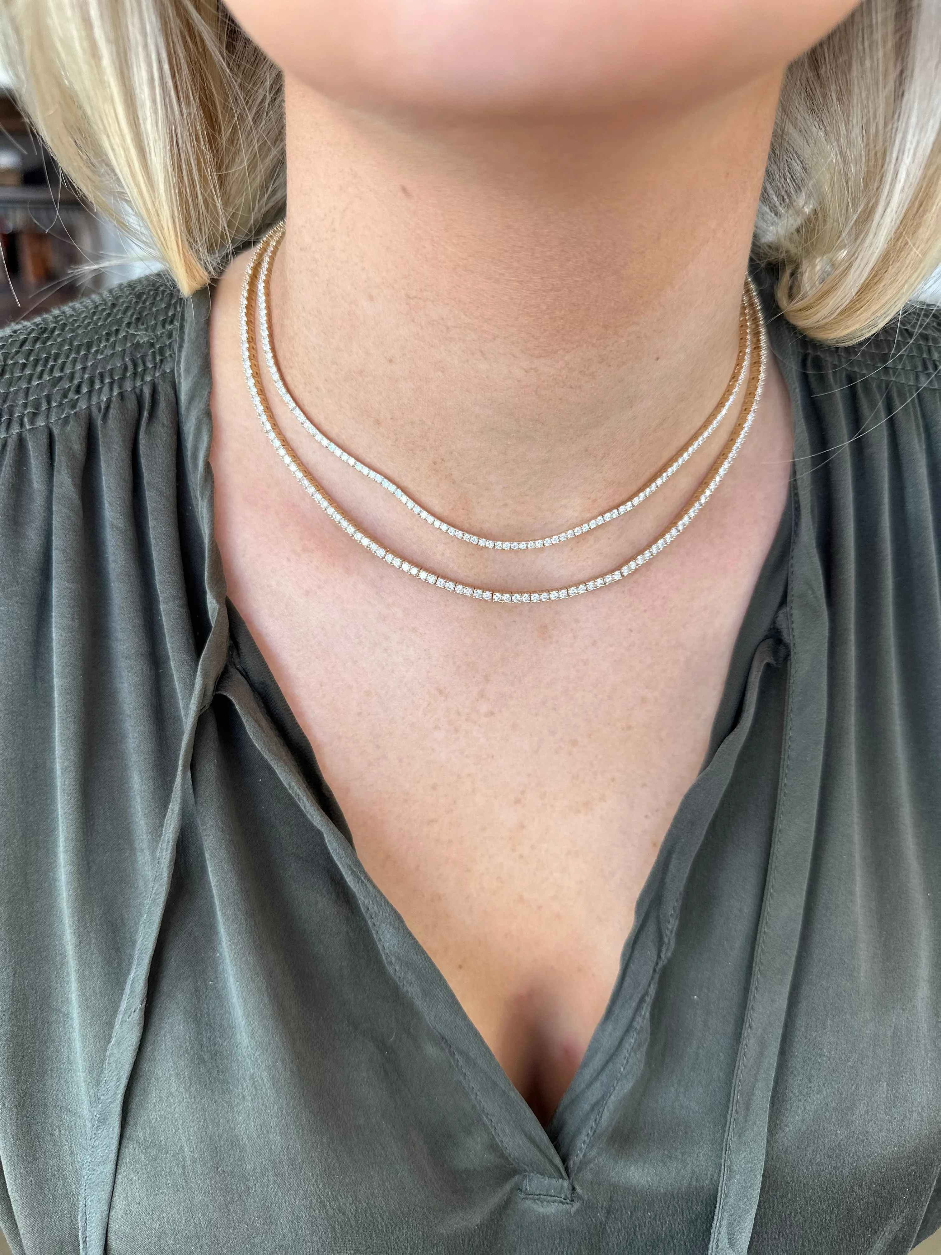 Diamond Tennis Necklace