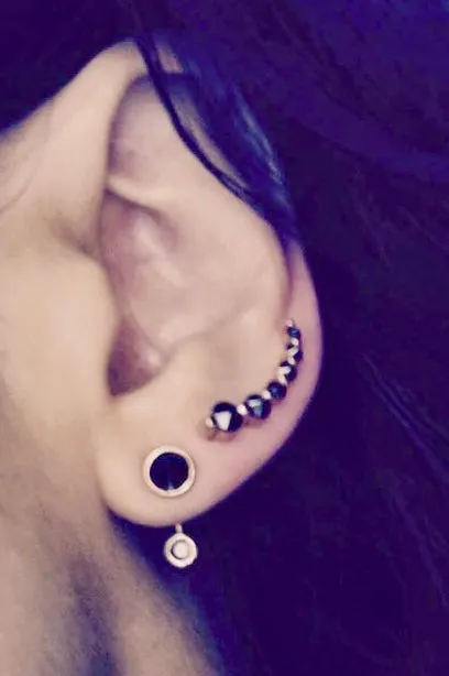 Diamond Wing Earring