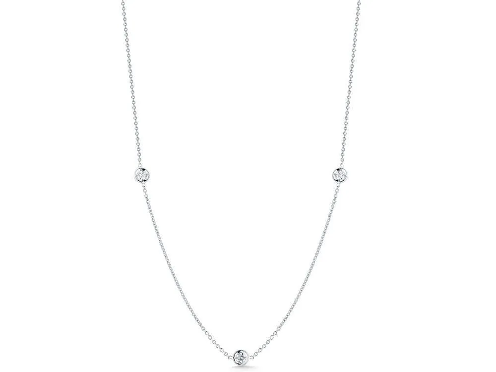 Diamonds by the Inch Three Station Necklace
