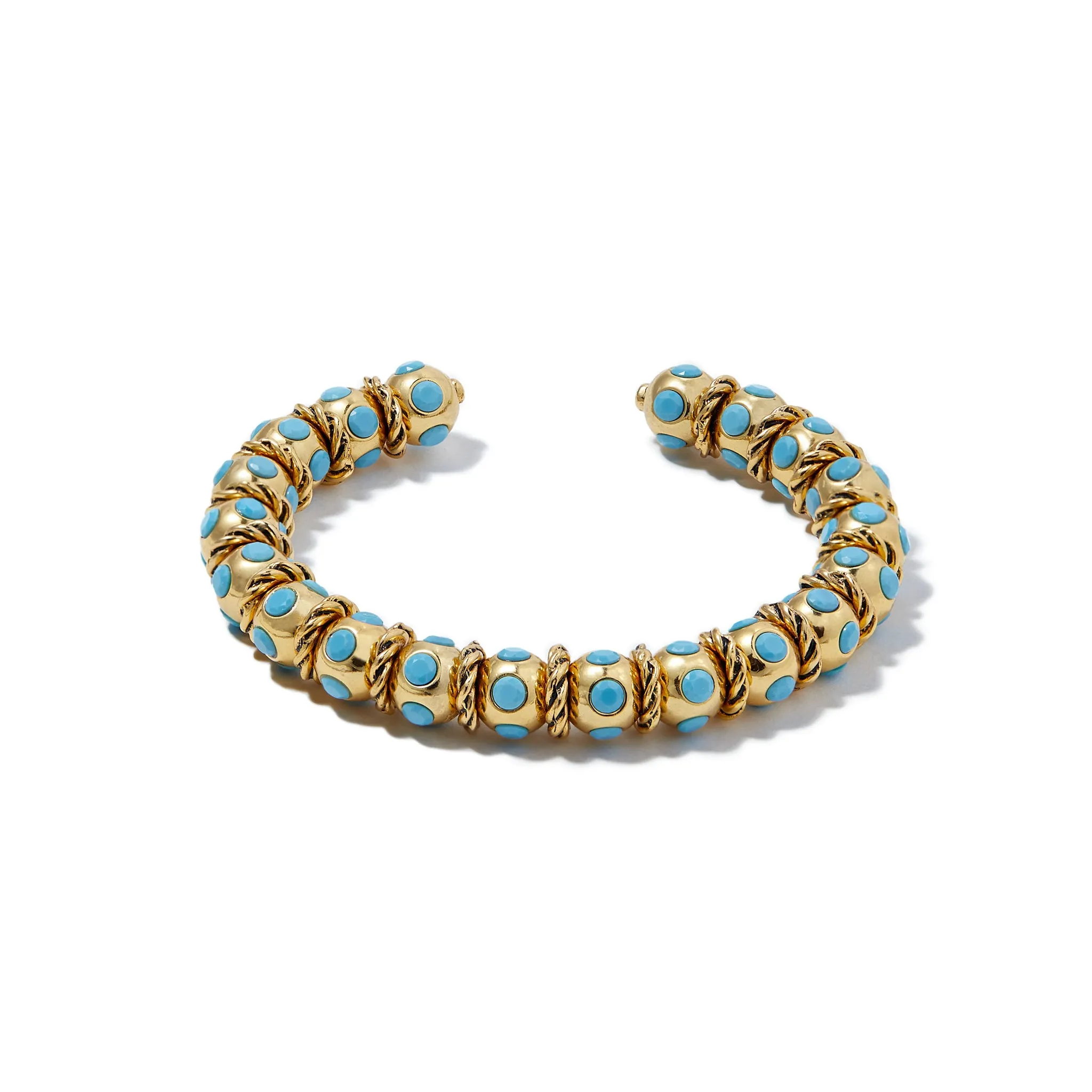 Dolce Vita Flexible Cuff Bracelet in Turquoise
