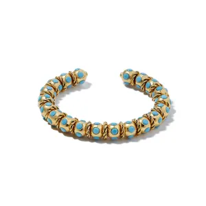 Dolce Vita Flexible Cuff Bracelet in Turquoise