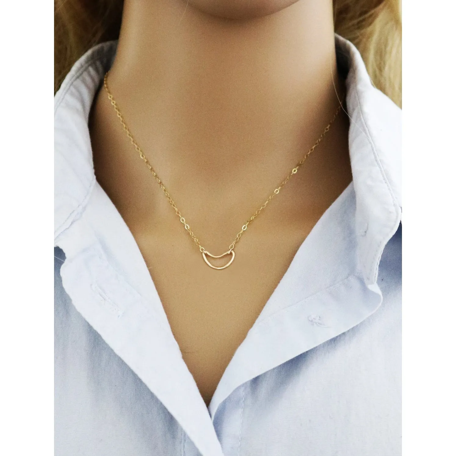 Enchant Crescent Necklace