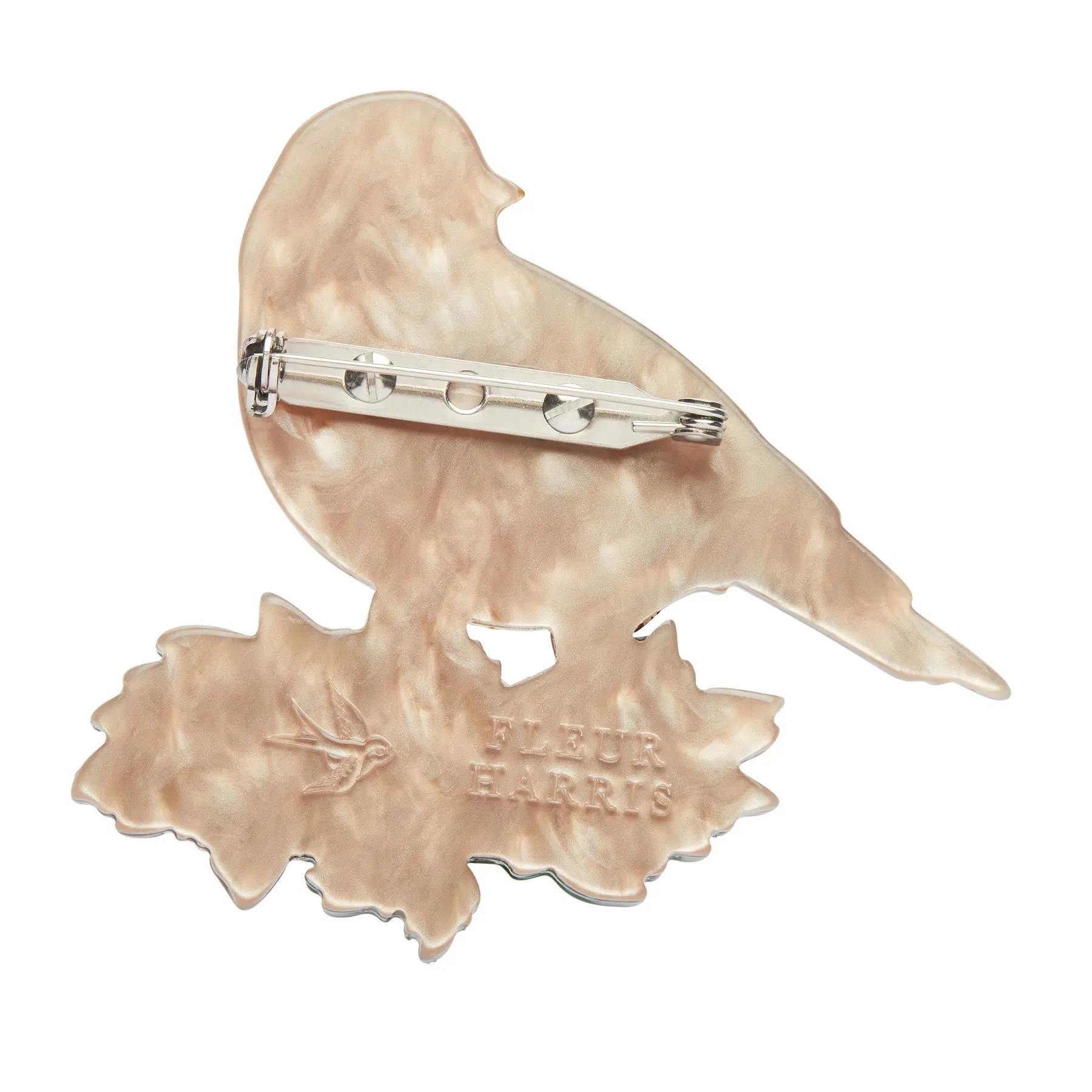 Fleur Harris Collection Wondrous Warbler Brooch