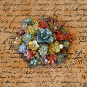 Flower brooch