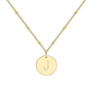 Gold Vermeil Alphabet J Necklace