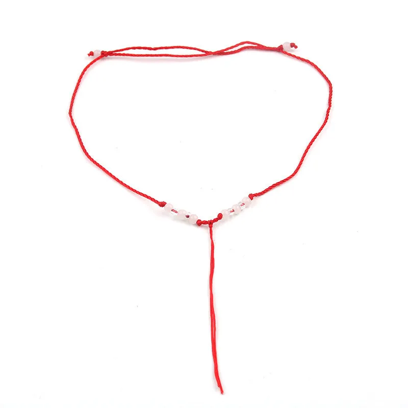 Handmade  Red Rope Lucky Choker Necklace for Women