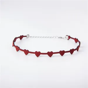 Heart-Shaped Vintage Bohemia Torques Short Collar Choker Necklace