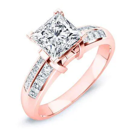 Heather - Princess Lab Diamond Engagement Ring (IGI Certified)