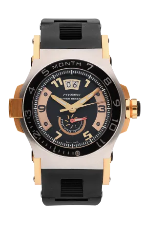 Jorg Hysek Abyss Power Reserve Stainless steel & 18K Gold Men's Watch