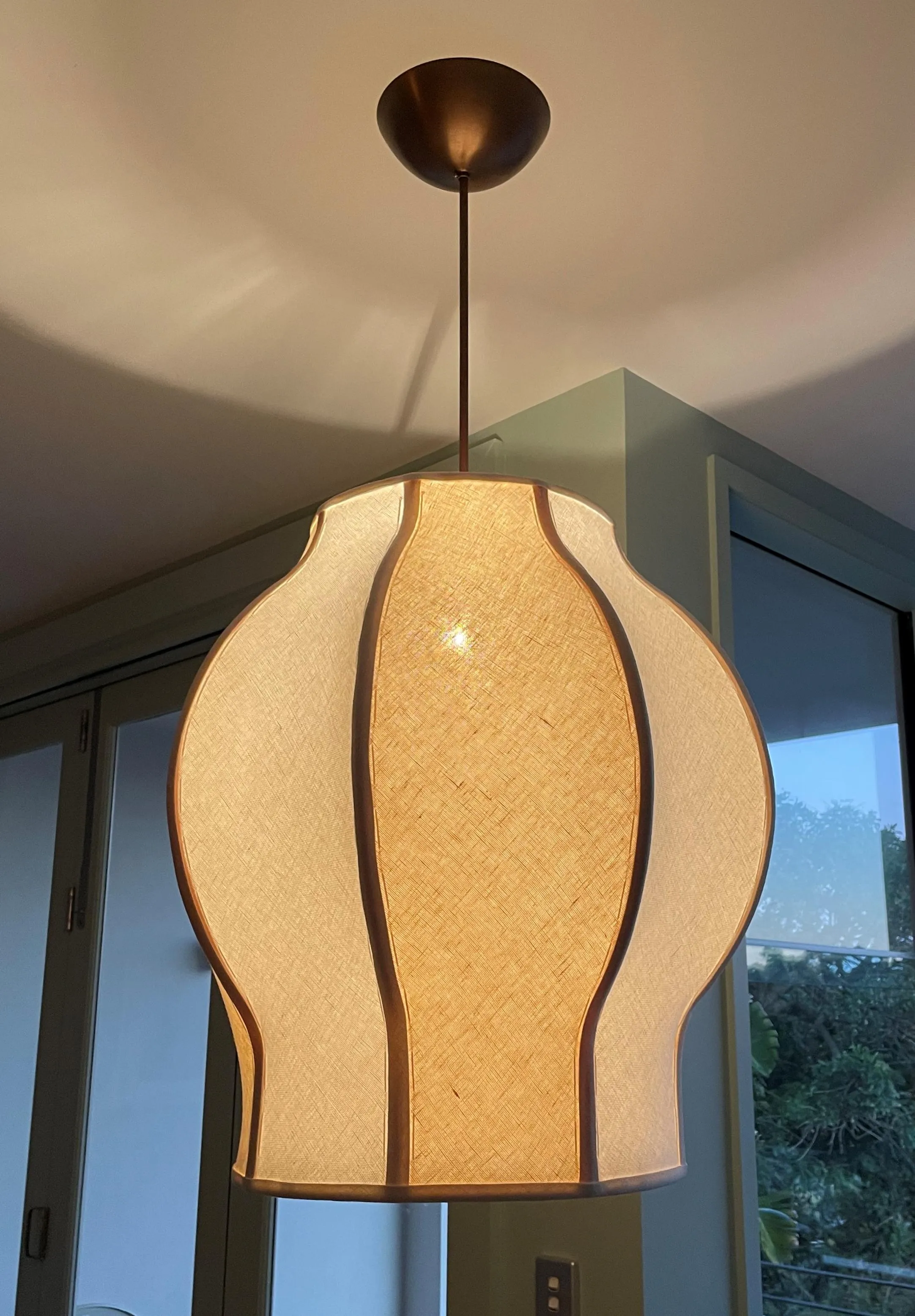 Jules 2-Tone Sculptural Pendant by Wende Reid Studio