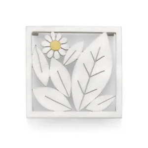 Leaves and Daisy Brooch