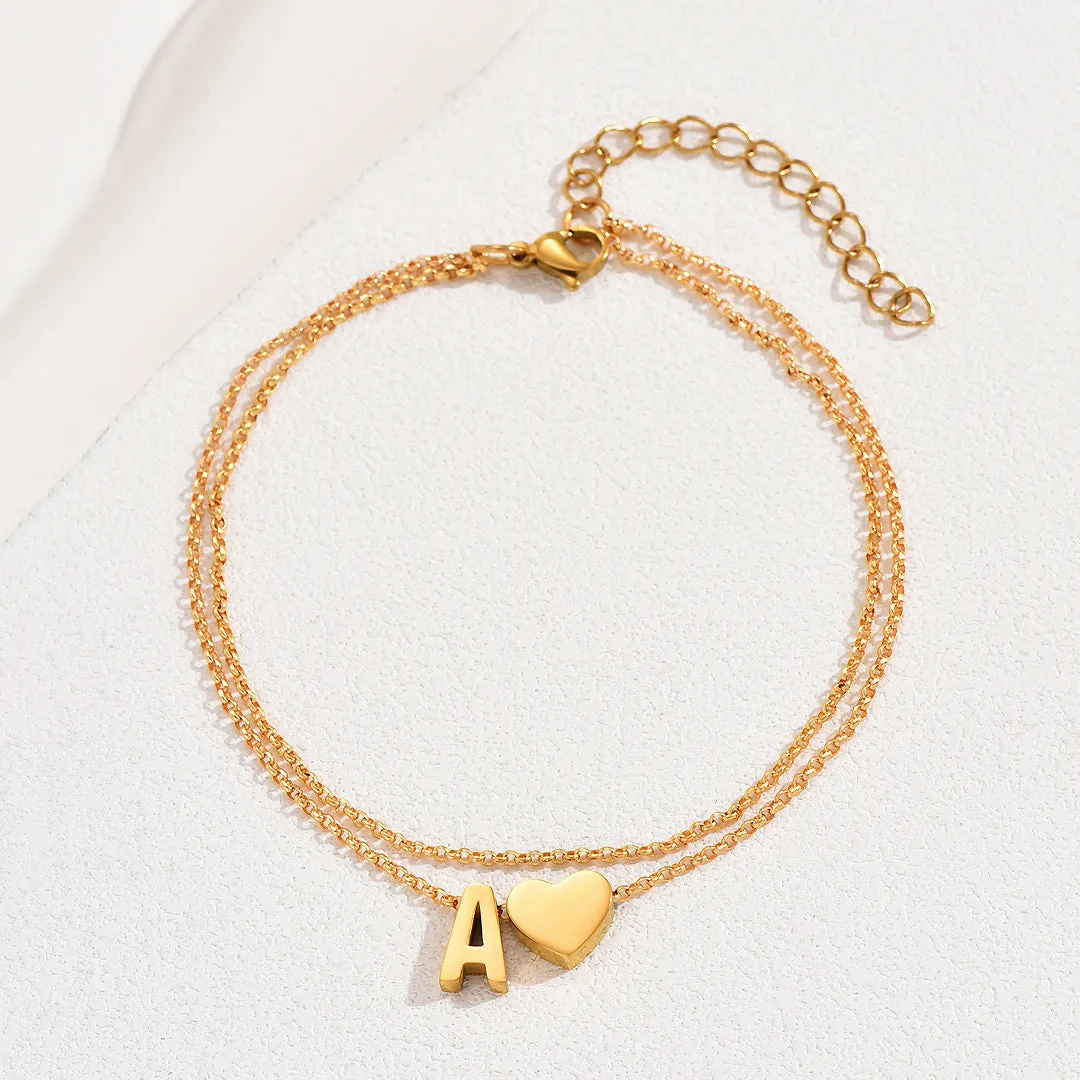 Luxe9267 - Alphabet Anklet