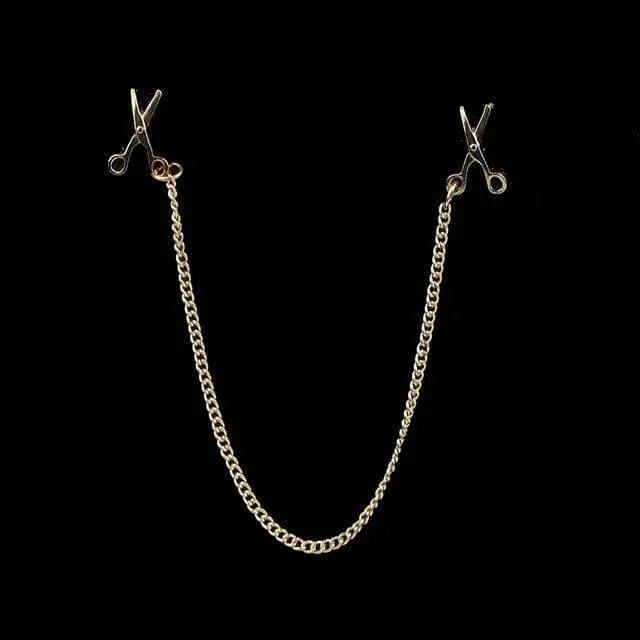 Man Suit Shirt Collar Tassel Chain