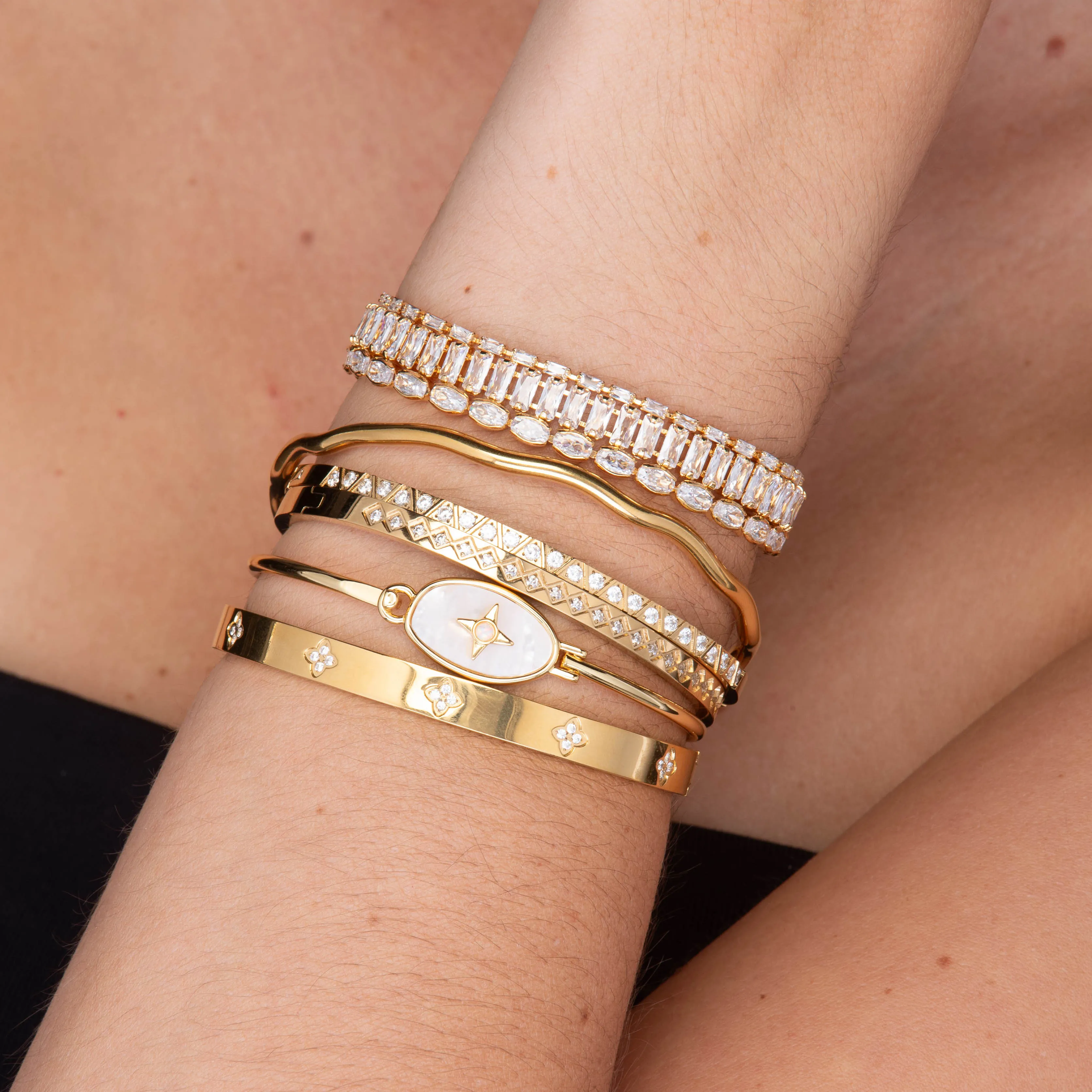 Marquise Tennis Zirconia Bracelet