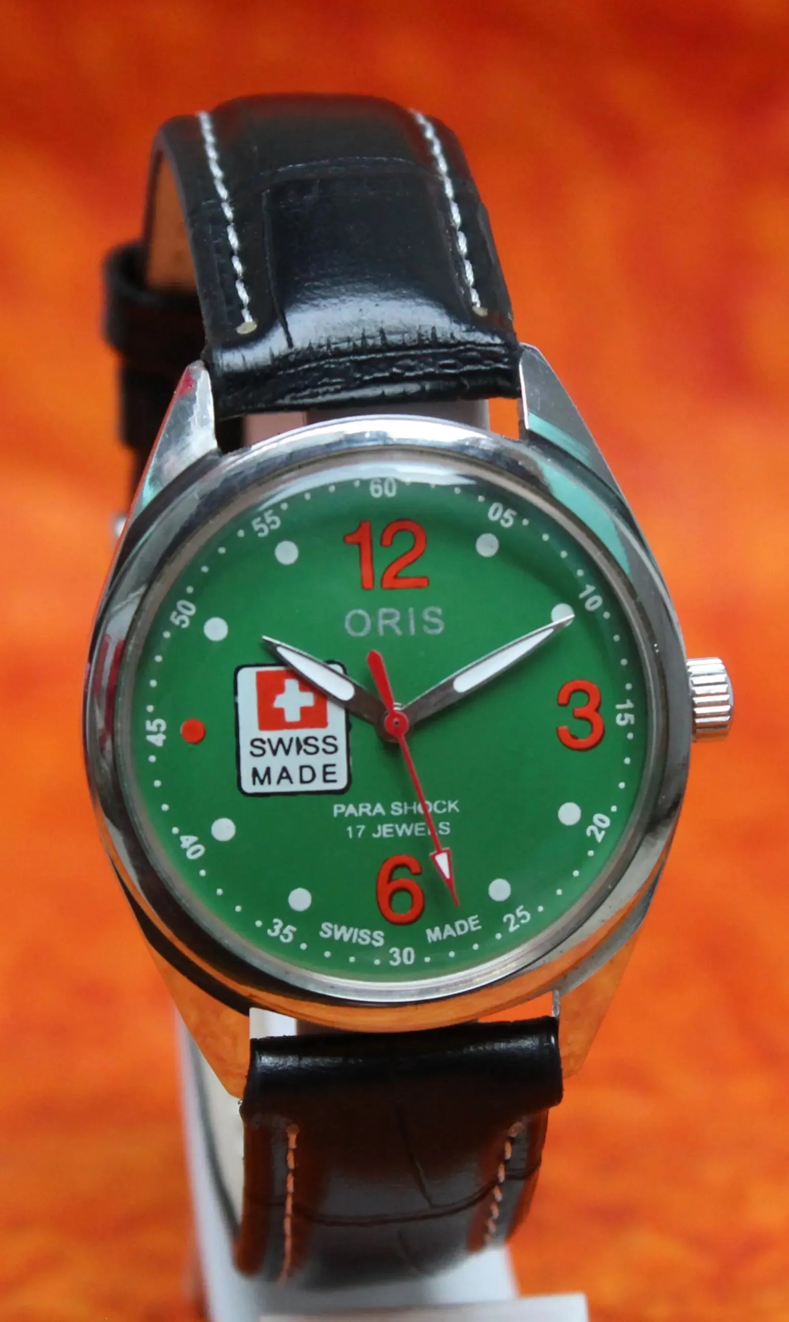 Mechanical Swiss Made Watch ORIS Vintage 17 Jewels ST96 Hand Wind Mechanism
