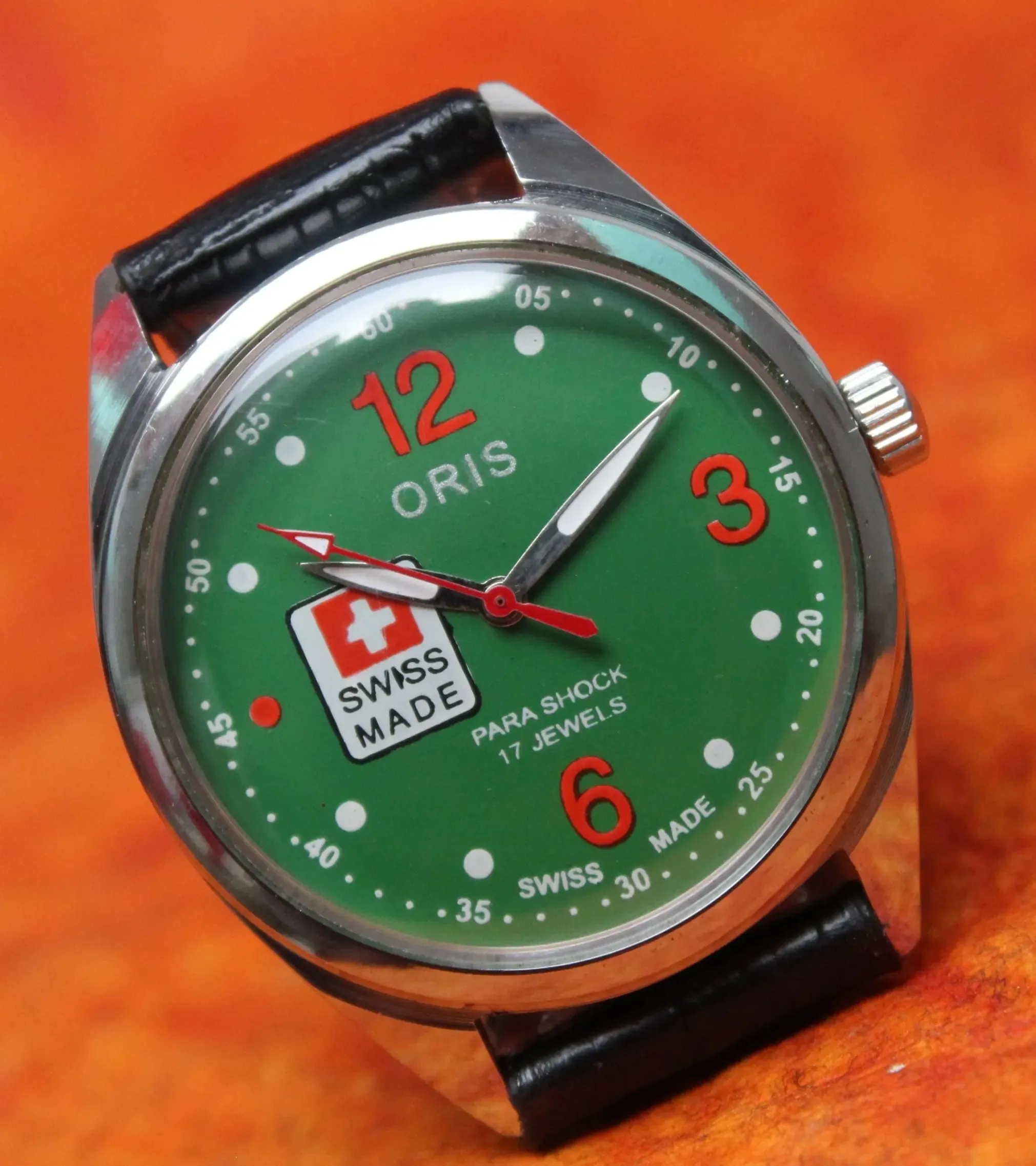 Mechanical Swiss Made Watch ORIS Vintage 17 Jewels ST96 Hand Wind Mechanism